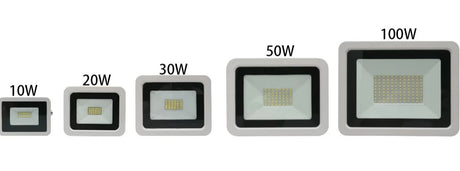 LED Flood Light 10W 20W 30W 50W 100W AC 220V Reflector Spotlight Street Light Wall Lamp IP68 Waterproof Outdoor Garden Lighting