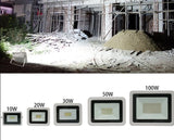 LED Flood Light 10W 20W 30W 50W 100W AC 220V Reflector Spotlight Street Light Wall Lamp IP68 Waterproof Outdoor Garden Lighting