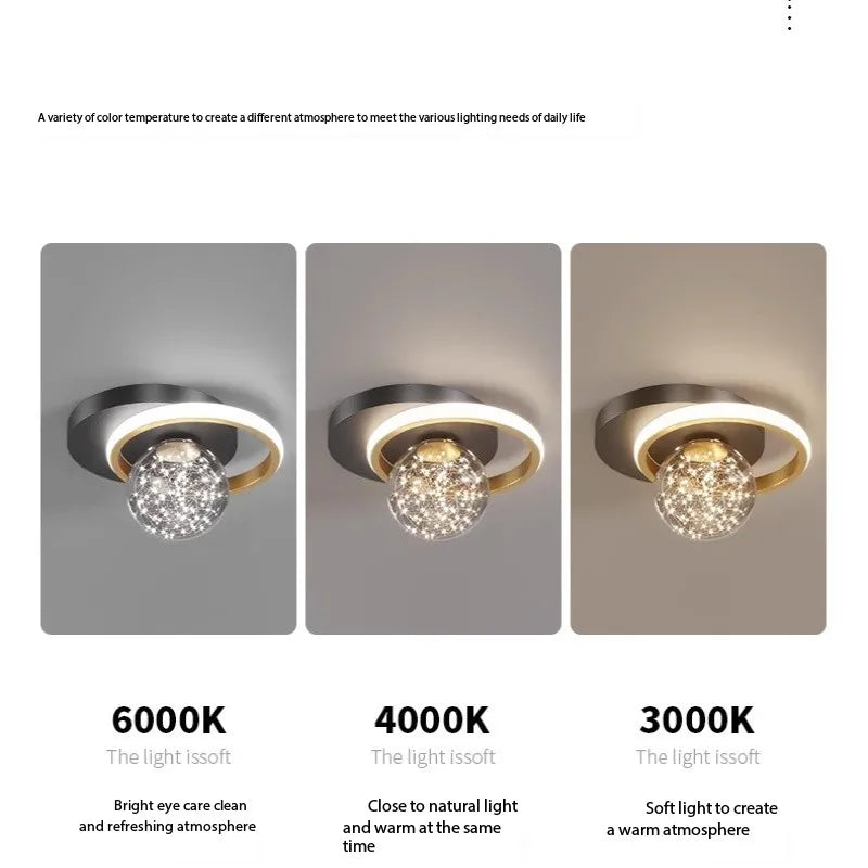 Modern LED Aisle Ceiling Light - Minimalist Corridor & Closet Flush Mount