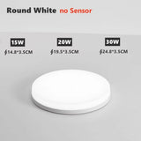 Waterproof PIR Motion Sensor LED Ceiling Light (20W/30W) - Ultra-Thin High-Lumen Lamp Fixture for Bathroom, Garage, Balcony & Corridor