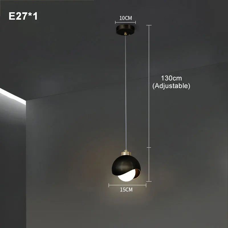 Nordic Luxury Crystal LED Chandelier Double Head Long Line Hanging Lamp For Home Decors Restaurant Bar Bedroom Pendant Lights