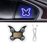 Universal Solar Heart-Shaped RGB LED Car Atmosphere Light - Dynamic Gradient Interior Ambient Decoration Lamp & Vehicle Accessory