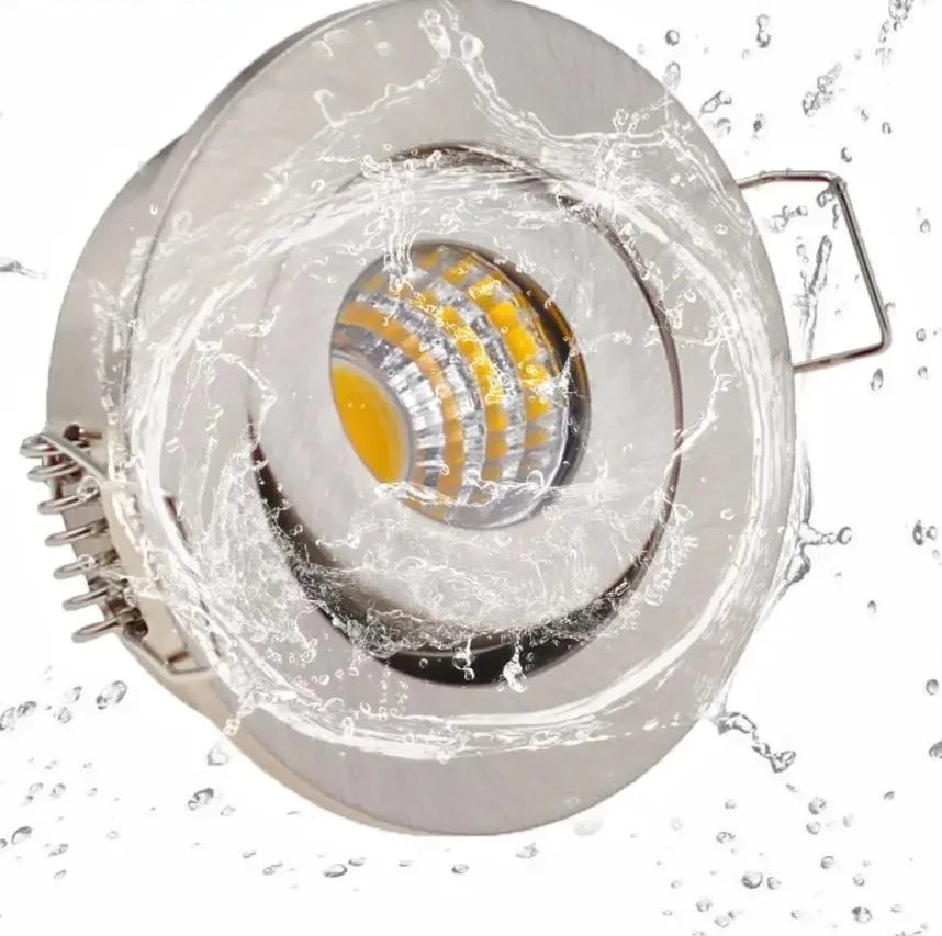 Waterproof LED Down lights Adjustable Dimmable 3W AC90-260V/DC IP65 Do ...