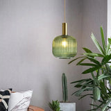 Nordic Retro restaurant colorful Glass pendant lights Creative living room Lamp Simple bedside lamp LED E27 light