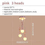 Modern Creative Unicorn Cartoon Pendant Lamp Simple Baby Room Children's Chamber Bedroom LED Eye Protection Ceiling Light