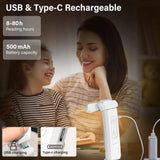 Reading Light, USB Rechargeable Book Light for Reading At Night in Bed, LED Clip on Portable Bookmark Light for Reading in Bed