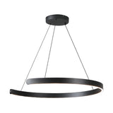 Modern Salon Design Ring Ceiling Chandelier Dining Room Pendant Lamp Bedroom Home LED Lighting Fixtures
