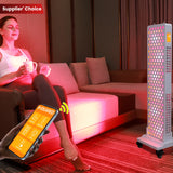 Red Light Therapy LED Physical Therapy Full Body 480,590,630,660, 670, 810, 830, 850,1060 Red Infrared Light Therapy Panel With Mobile Stand