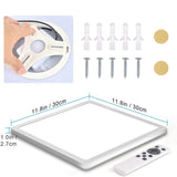 LED Ceiling Lamp Brightness Flushbonading Indoor Lighting Easy Installation Durable Dimmable with Remote Control for Living Room