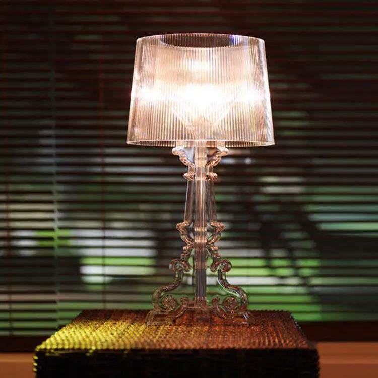 Transparent White Ghost Table Lamp - Baroque Style Modern Creative Light