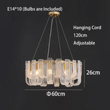 2025 Modern Chandelier Lighting Desinger Lustre Ring Hanging Lamps Suspension Luminaire Lampen For Foyer Living Room Dining Room