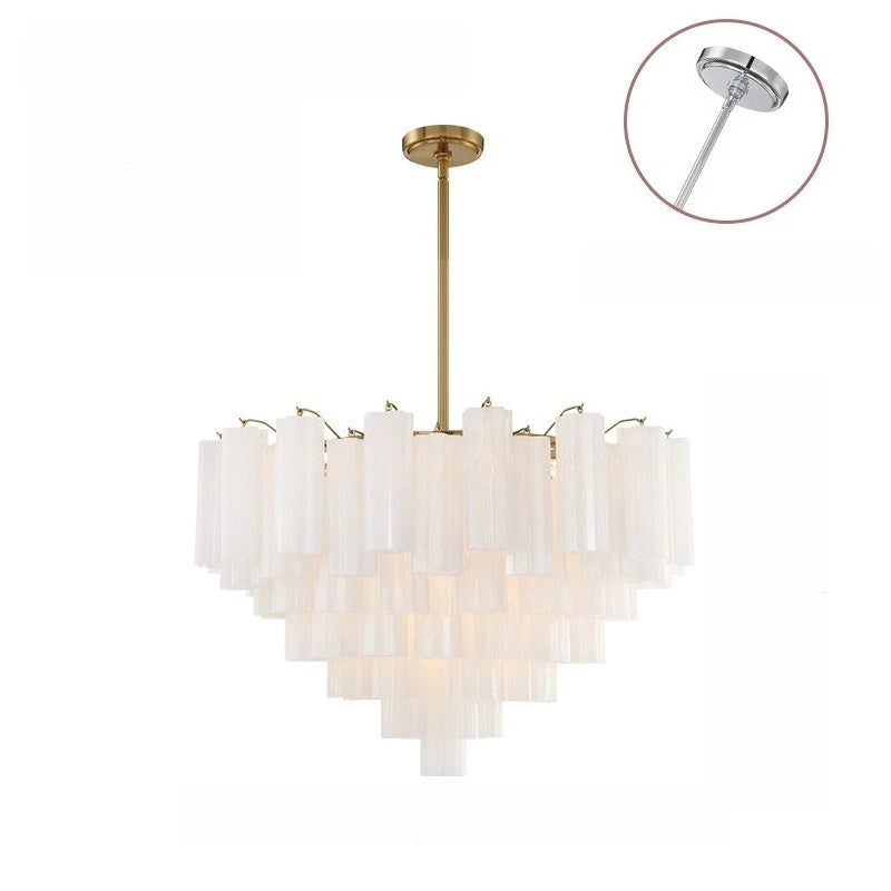 Italian Murano Glass Chandelier Pendant Light - Luxury Handblown Ceiling Hanging Lamp Fixture for Living Room, Hotel, Restaurant & Dining Room Decor