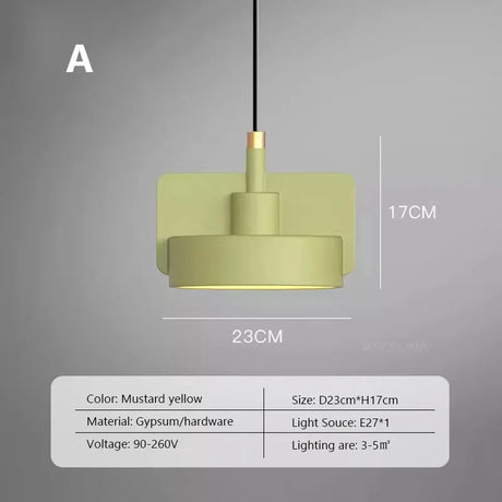 Retro Wabi-sabi Cement Gypsum Pendant Lights LED E27 Modern Light Fixtures Bedroom Kitchen Dining Room Bar Cafe's Restaurant