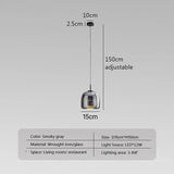 Nordic Pendant Light Modern LED Minimalistic Glass Hang lamp for Bedroom Dining Room Bar Home Decors Suspension Kitchen Fixtures