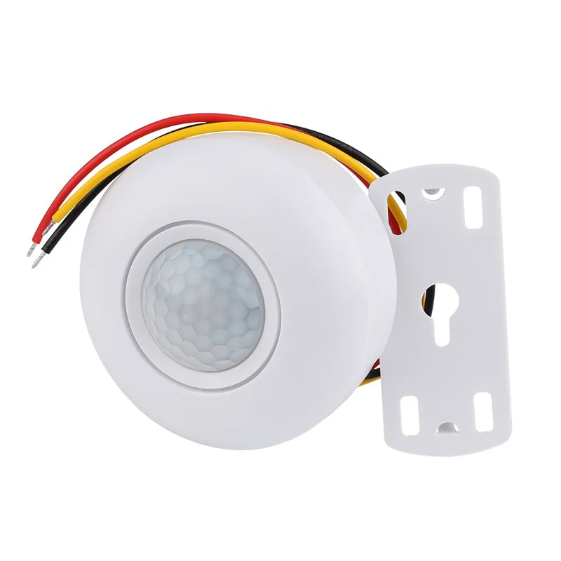 AC 220V 50Hz PIR Infrared Motion Automatic Sensor Detector Smart IR Light Switch Human Body Induction Indoor Outdoor Lamp