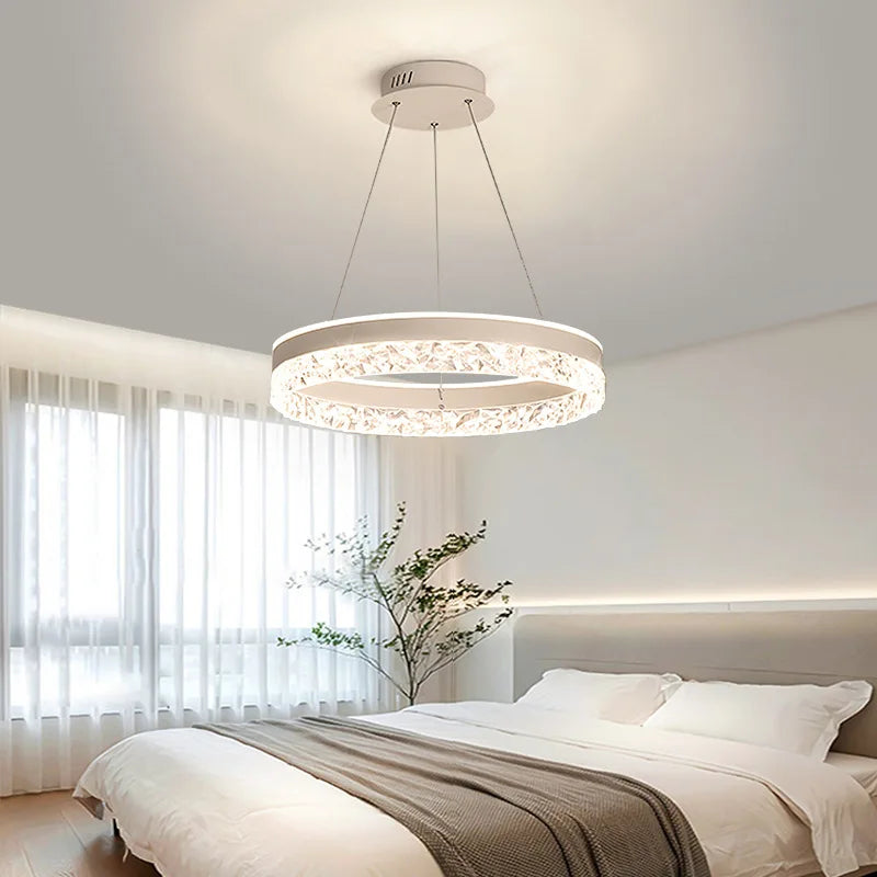 Modern Minimalist Restaurant Chandelier Nordic Luxury Living Room LED Ceiling Lamps Home Decor Designer Bedroom Hanging Lights