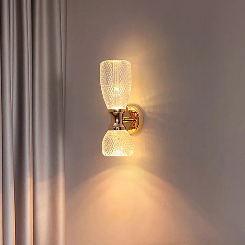 Modern Luxury LED Wall Sconce - Creative Bedside & Living Room Background Light