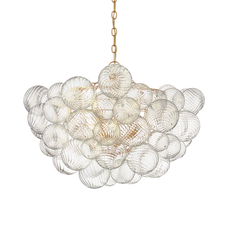 Minimalist Glass Pendant Light Modern Ball Chandelier for Living Dining Room Restaurant Home Decor Indoor Lighting Hanging Lamp