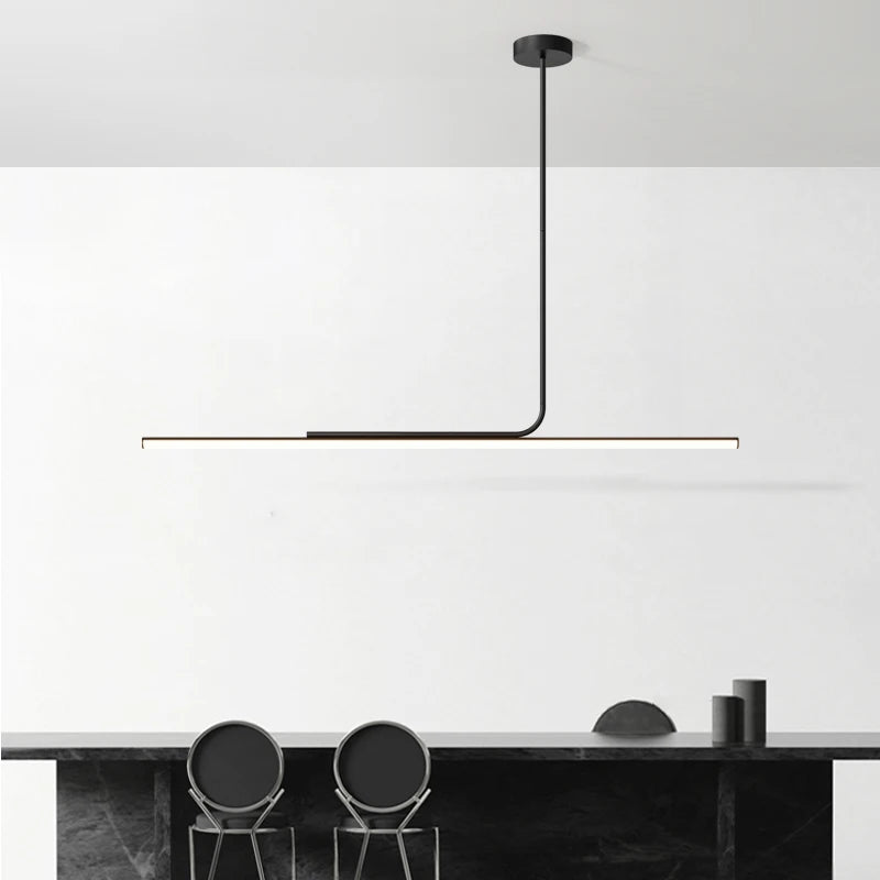 Nordic Minimalist LED Pendant Lights Hanging Wire Line Lamp For Dining Table Living Room Kitchen Restaurant Home Indoor Lighting
