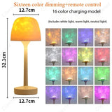 LED High Footed Water Ripple Atmosphere Desk Lamp Romantic Couple Gift Indoor Bedroom Projection Night Light