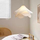 Art Decor Floral Fabric Pendant Light (60cm / 80cm) - Large Flower Shade Ceiling Hanging Lamp Fixture for Living Room, Kids Room & Dining Area