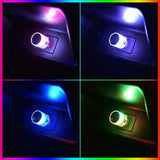 Car Mini Light USB Plug LED Atmosphere Lights Car Decorative Lamp Emergency Lighting PC Mobile Power Auto Interior Nightlight