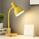 Adjustable Wood Iron Bedside Table Lamps for Bedroom E27 Led Desk Lamp Study Reading Office Dormitory Children Kids Book Light