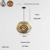 Minimalism Chandeliers Design Modern LED Luster Indoor Round Lighting Fixtures Art Caterpillar Gallery for Dinning Table