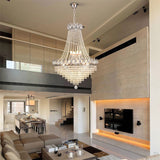 Modern LED Crystal Chandelier Light Lamp Lustre Chandeliers Lighting Hanging Pendant Ceiling Fixtures Luminaire For Living Room