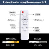 Led Ceiling Light Replacement Led Module 220v Led Panel Light Board Dimmable With Remote Control 12W 18W 24W For Ceiling Lamps