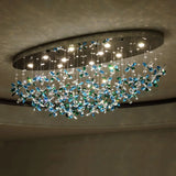 Luxury Crystal Chandelier Lights Ceiling Pendant Lamp Hanging Indoor Home Lamps Ceilings Dining Room Chandeliers for Living Room