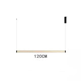 Nordic restaurant chandelier light luxury modern minimalist bar desk office chandelier creative one word long glass chandelier