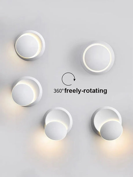 LED Wall Lamp 360 Degree Wall Lamp Bedside Living ROOM Aside Stairs Light Fixture Adjustable Wall Sconce Rotation Wall Lamp BL20