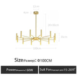 2025 Modern Design Art LED Chandelier Bedroom Restaurant Hanging Light Lighting Lustre LivingRoom Pendant Lamp Home Deco Fixture