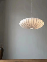 Handmade Apartment silk chandelier Japanese Style Wabi-sabi living room dining room cream style Silk pendant lamps
