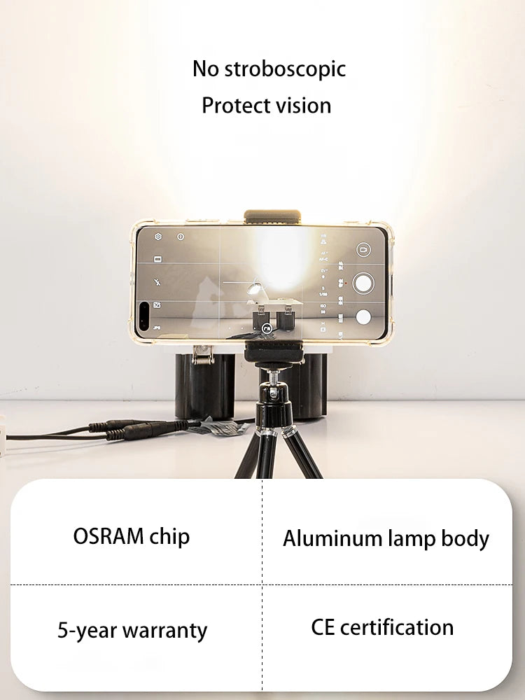 LED Spotlights Telescopic Folding Grille Spot Light Double Heads COB Lamp Square Ceiling Foco Recessed Anti Glare Stretchable