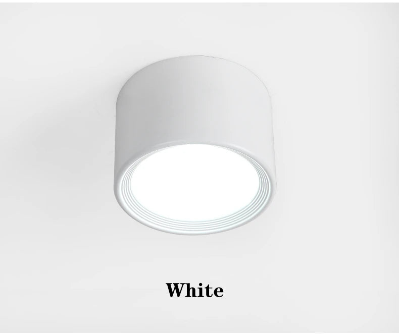 Dimmable round surface mounted downlight led small ceiling light ceiling light spotlight hallway entrance light aisle light