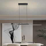 Modern LED Pendant Light 80/100CM For Living Room Kitchen Restaurant Dining Table Bar Indoor Decorative Lighting Hanging Lights