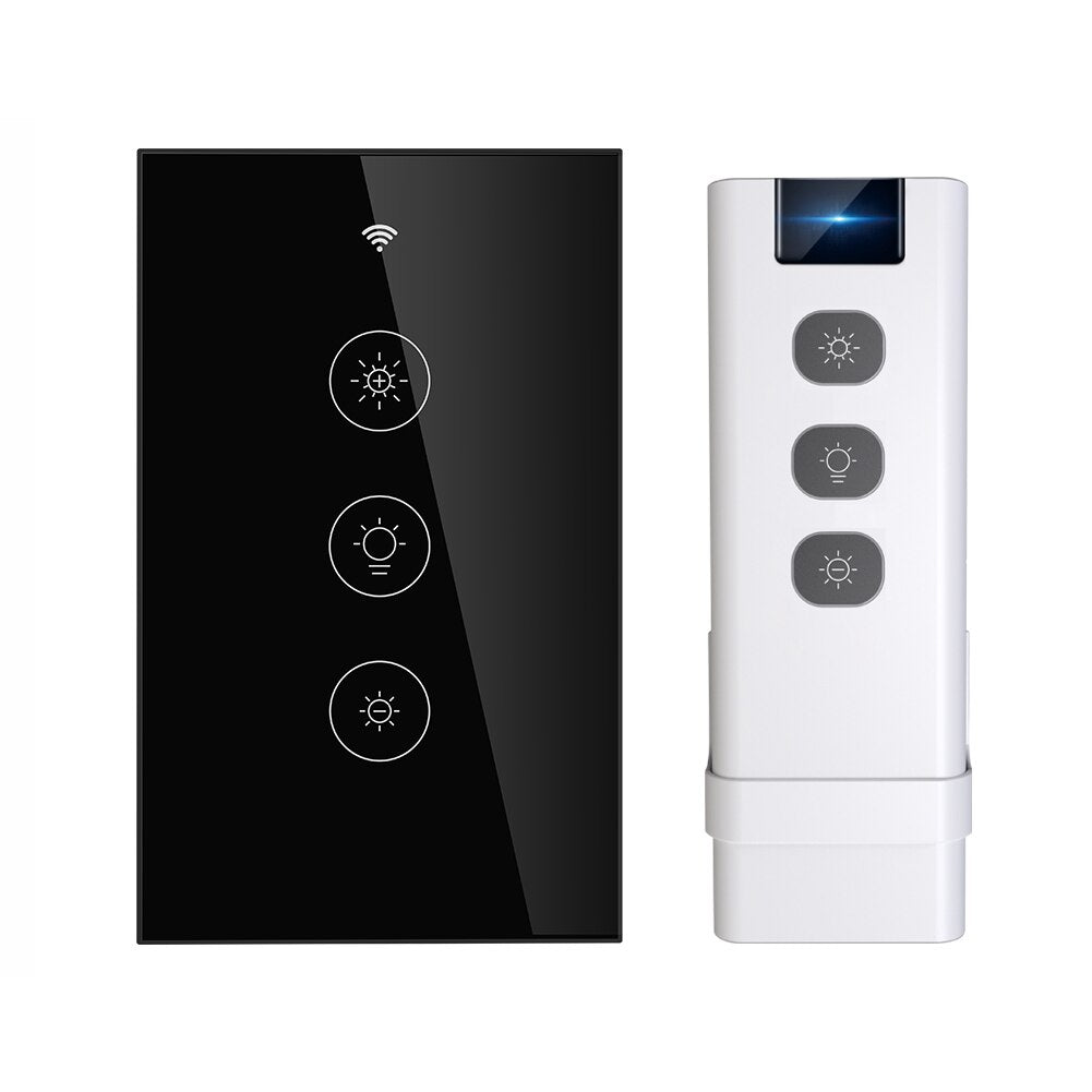 New WiFi RF Smart Light Dimmer Switch 2/3Way Smart Life/Tuya APP Control Works with Alexa Google Voice Assistants