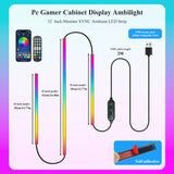 RGB USB Screen Backlight LED Strip Light - Bluetooth App & 24-Key Remote Kit