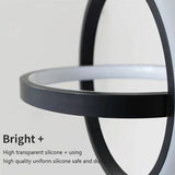 Modern Led Pendant Lights Black Chandelier For Dining Room Bedroom Bedside Pendant Lamp Home Dining Table Room Decor Hanging Lamp
