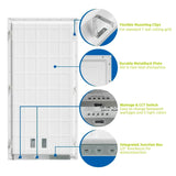 Dimmers 2X2ft Aluminum LED Panel Light 30W-40W-50W Dimmable Surface Mount, Senior Office Home office
