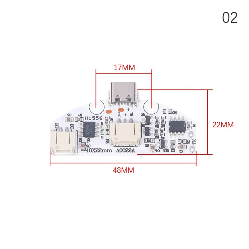1Pcs type-C Table Lamp Circuit Board USB Charging Led Touch Small Night Lamp Control Module with Charging Protection
