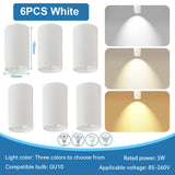 LED Downlight GU10 Replaceable Bulb 110V/220V Ceiling Lamp Surface Mounted Interior Bedroom Living Room Shop Home Led Spotlights