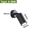 Waterproof LED Long Pole Wall Lamp - 10W/15W/20W Outdoor Modern Sconce