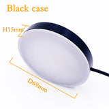 LED Under-Cabinet Puck Light with 5V USB Switch - Compact Spot Lamp for Display Cases, Shelves & Camper Vans