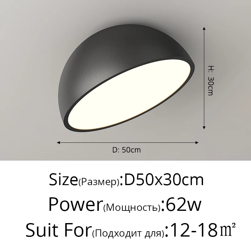 Simple Dimming Round New Modern LED Ceiling Lights Lighting Living Study Room Bedroom Corridor Aisle Flats Stairs Indoor Lamps