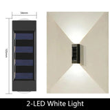 Solar LED Light, Outdoor Waterproof Wall Lamp, Dusk to Dawn Fence Lighting for Garden Courtyard Porch Walkway Camping Decor
