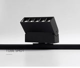 LED Track Light Spotlight Grille Light Surface-mounted Ceiling Light Black White 10W20W Dimmable Commercial Home Indoor Lighting