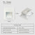 Indoor Frameless Step Lights 3W Motion Sensor LED Stair Stairway Hallway Lamp Embedded White Wall Modern Home Night Footlights